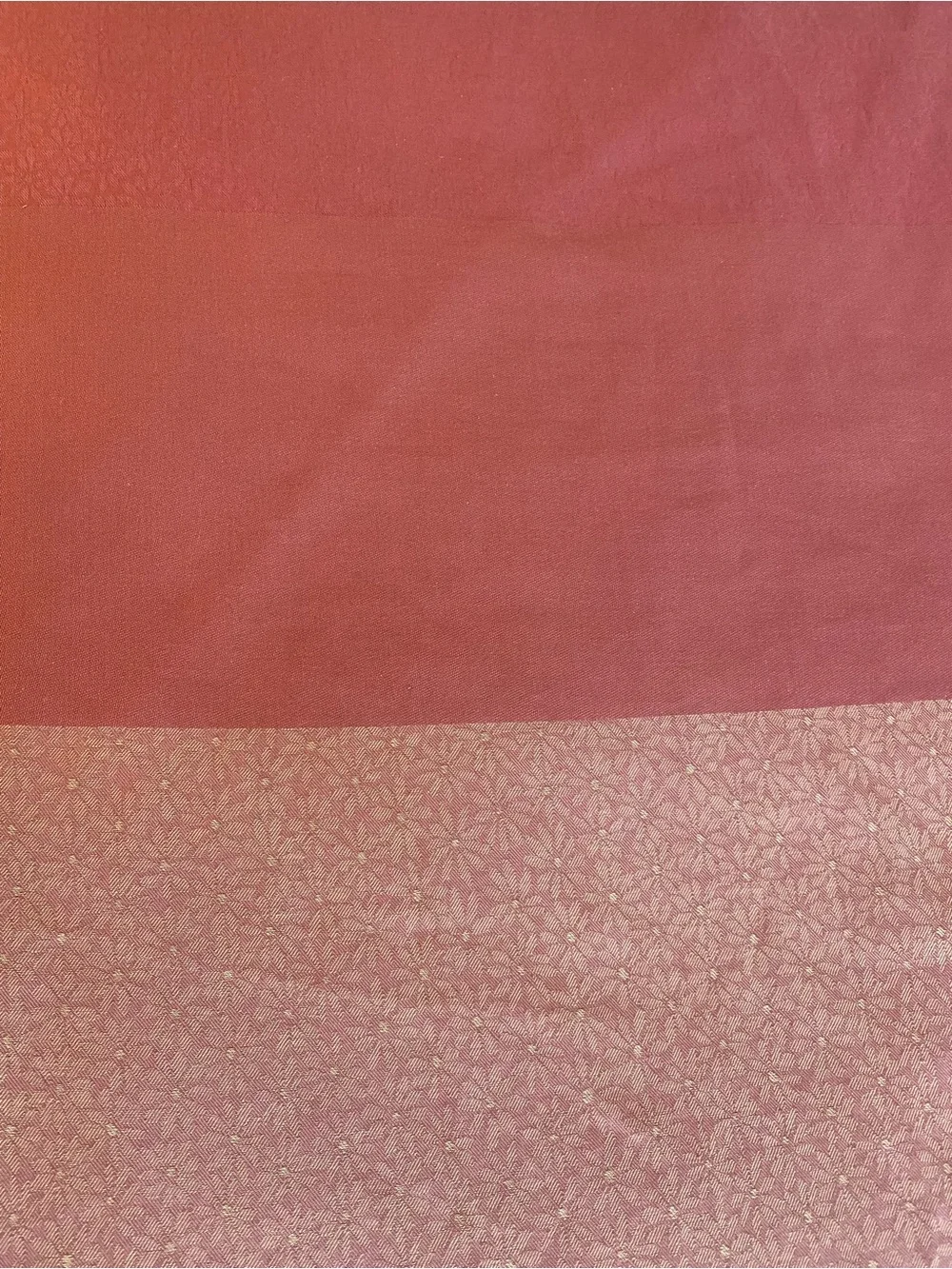 Calvin Klein Striped Comforter in Red and Orange RARE 2007 cotton weave